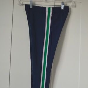 Pants with side stripes